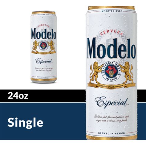 Modelo Especial Mexican Lager Beer, 24 fl oz Can, 4.4% ABV - Walmart ...