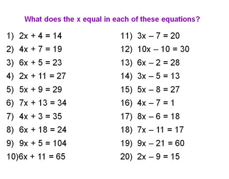 Printables. 2 Step Algebra Equations Worksheets. Tempojs Thousands of ...