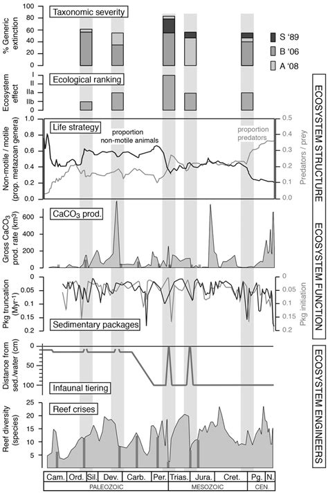 —A Phanerozoic compilation of effects of mass extinctions on the ...