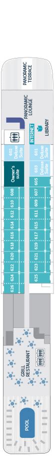 L'Austral, Le Boréal, Le Soléal Deck Plans | CruiseInd