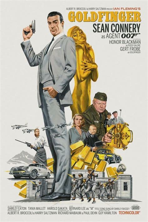 Goldfinger (1965) - Poster US - 640*960px