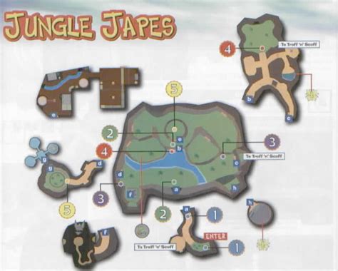 Image - Jungle japes map.jpg | Donkey Kong Wiki | FANDOM powered by Wikia