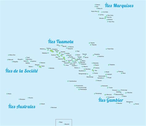 polynesie carte» Info ≡ Voyage - Carte - Plan