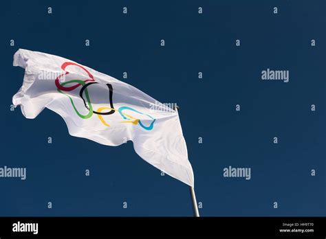 Olympic flag history hi-res stock photography and images - Alamy