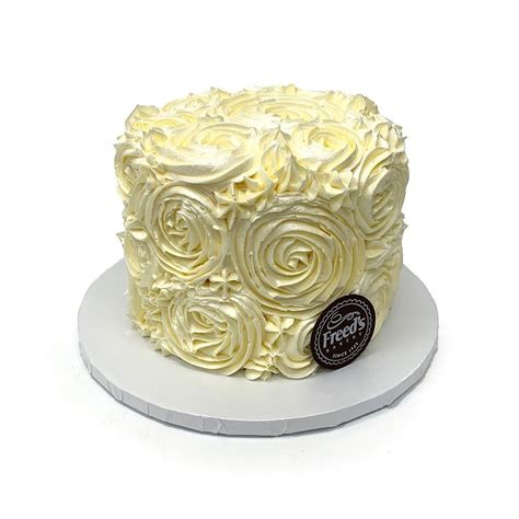 Icing Swirls Wedding Cake – Freed's Bakery