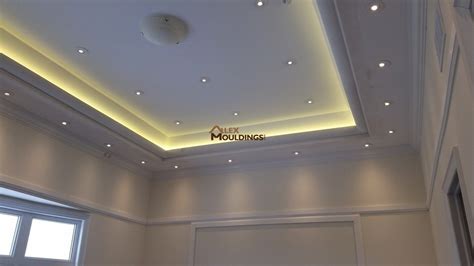 LED Cove Lighting with Crown Mouldings Photos - AlexMoulding.com | Cove lighting, Cove lighting ...