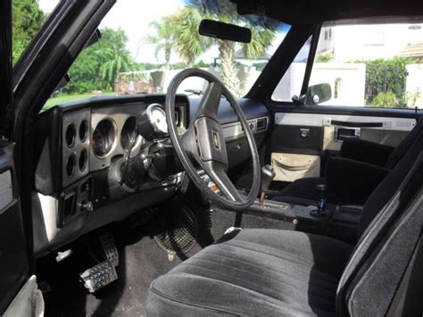 1980 Chevrolet Silverado 4X4 Black with Red Interior C10 1500