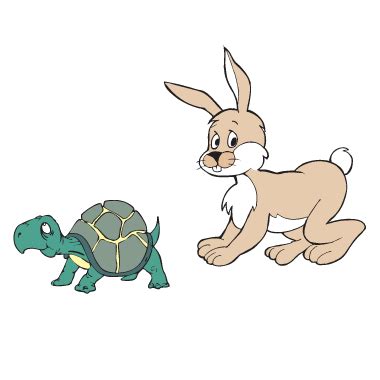 Tortoise And The Hare Clip Art