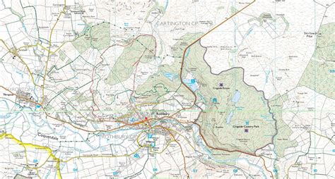 Treks and Tours: Northumberland Day 2 9th May: Above Rothbury Walk