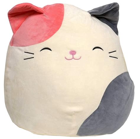 Kellytoy Squishmallows 8" Pink and Gray Cat Plush Pillow, Made from ...