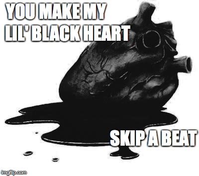 Black heart - Imgflip