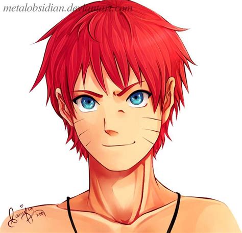 Pin by Subaru Natsuki on Art | Red hair naruto, Naruto uzumaki, Naruto