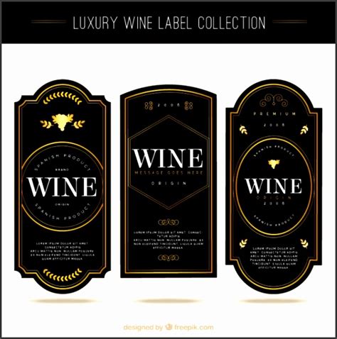 7 Wine Label Template Photoshop - SampleTemplatess - SampleTemplatess