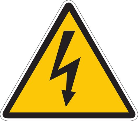 Free vector graphic: Safety, Electric, Road, Warning - Free Image on Pixabay - 44447
