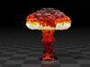 Atomic bomb mushroom cloud 3D model 3D printable | CGTrader