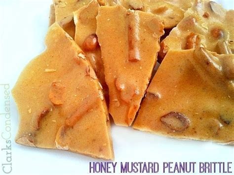 Honey Mustard Peanut Brittle