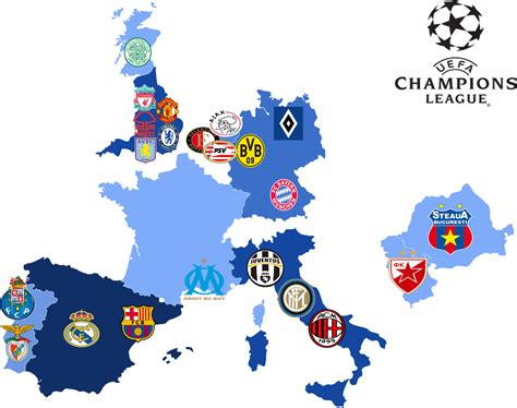 UEFA Champions league (formerly the European Cup) winners by country ...