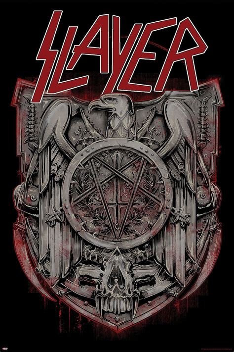 Pin by Jefferson João on SLAYER | Metal band logos, Heavy metal music, Heavy metal art