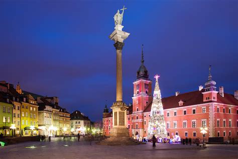 Old Town Of Warsaw By Night In Poland Photograph by Artur Bogacki