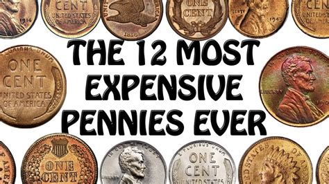 The 12 Most Expensive Pennies In U.S. History - YouTube