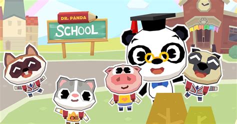 Dr. Panda School 🕹️ Play on CrazyGames