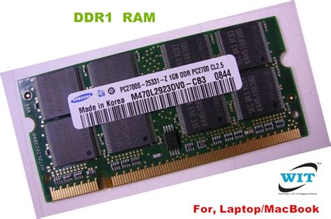 1GB DDR1 PC2700(BUS: 333Mhz) 200pin Sodimm CL2.5 Memory(RAM) Module ...