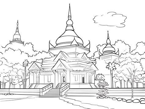 Kid Friendly Myanmar Coloring - Coloring Page