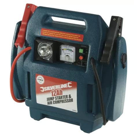 Buy Silverline Jump Starter & Air Compressor 12Ah from our Breakdown & Emergency range - Tesco