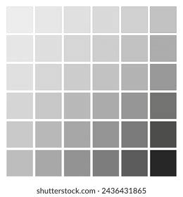 Shades Gray Scale Color Palette Vector Stock Vector (Royalty Free ...