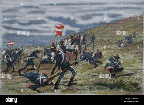 Schleswig-Holstein Question. The First Schleswig War or Three Years' War (1848-1851). Battle at ...