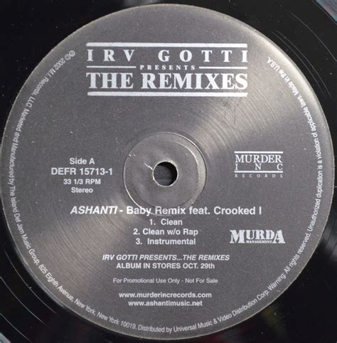 Ashanti – Baby Remix (2002, Vinyl) - Discogs