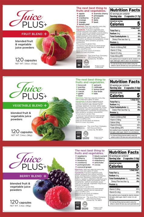 Fruit, Vegetable & Berry Blend Capsules | Juice Plus+ | Juice plus ...