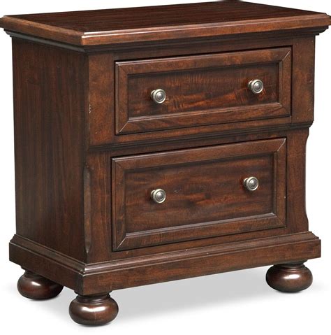 Hanover Nightstand - Cherry | American Signature Furniture