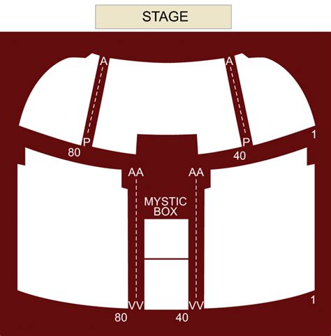 Mystic Lake Showroom, Prior Lake, MN - Seating Chart & Stage ...