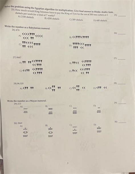 Solved solve the problem using the Egyptian algorithm for | Chegg.com