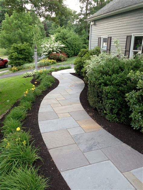 40+ Best Brick And Concrete Walkway Designs Ideas - Craft Home Ideas | Walkway landscaping ...