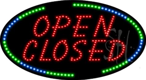 Open Closed Animated LED Sign - Open LED Signs - Everything Neon