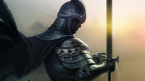 Medieval Armor Knight Sword HD wallpaper | creative and fantasy | Wallpaper Better