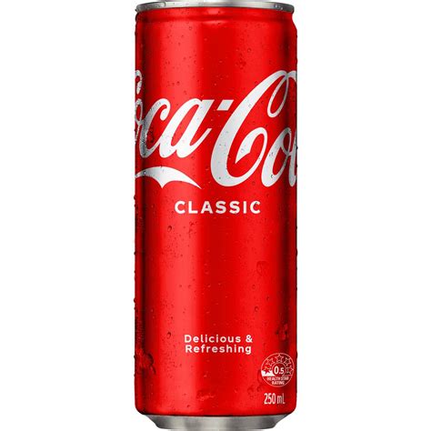 Calories in Coca - Cola Classic Soft Drink Can calcount