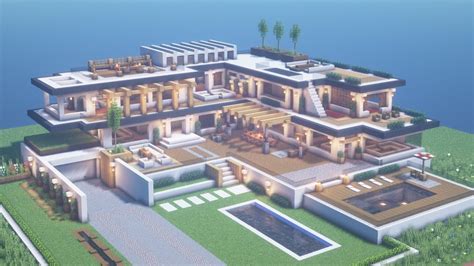 Modern Mansion Floor Plans Minecraft