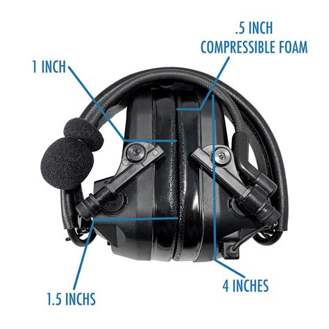 PolTact V1 Tactical Comms Headset w/ Active Hearing Protection - Heads ...