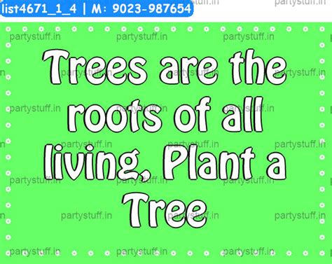 Tree plantation Slogans 3 Props in Nature theme