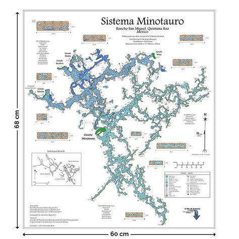 Cave Map MINOTAURO - Razor Go Side Mount