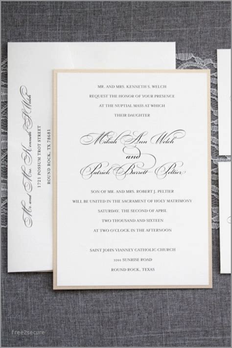 35+ Wonderful Image of Emily Post Wedding Invitation - regiosfera.com