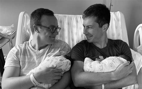 Pete Buttigieg and husband announce birth of their twins