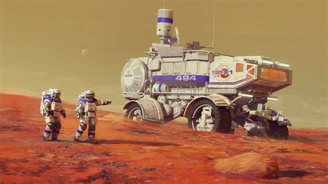 Mars exploration rover by Maciej Rebisz | human Mars