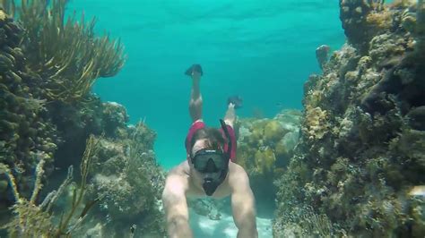 Snorkeling in Ambergris Caye, Belize - YouTube