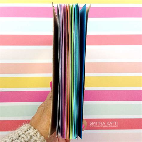 DIY Hot Glue Book Binding with Video Tutorial - Smiling Colors