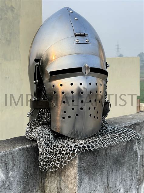 Medieval 18 Gauge Knight Viking Helmet Steel Roa Bascinet - Etsy