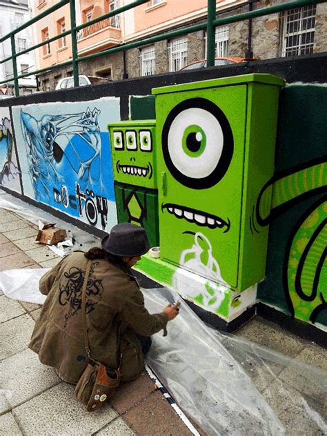 Street Art Comes To Life In These 12 Awesome GIFs » FREEYORK | Street ...